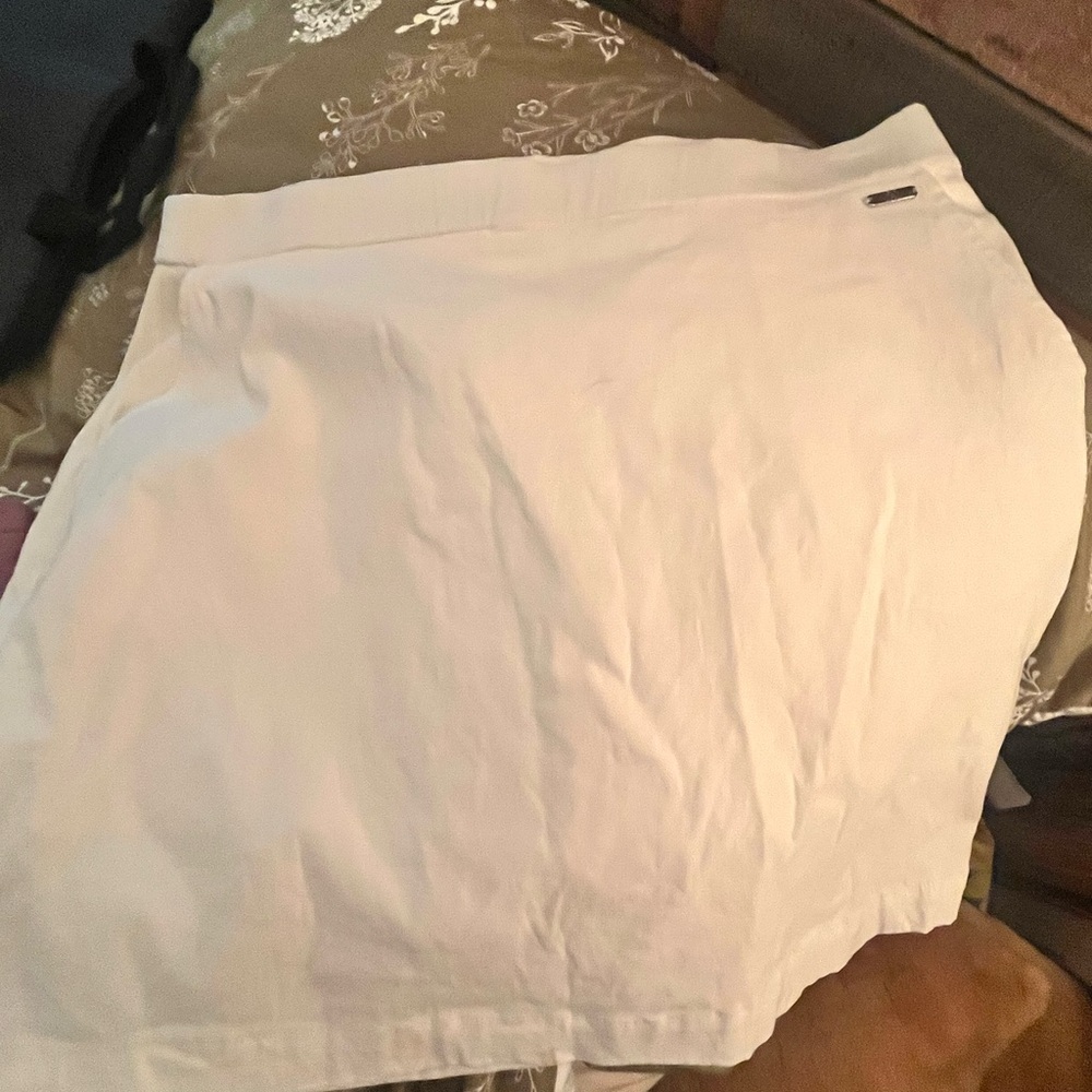 White Skort